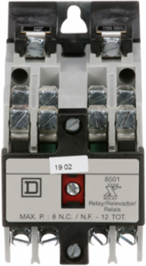 Harmony Relay, 10A at 600V AC, Coil 110/120V, 6NO, Screw Clamp Terminals