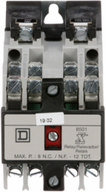 Harmony Relay, 10A at 600V AC, Coil 110/120V, 6NO, Screw Clamp Terminals