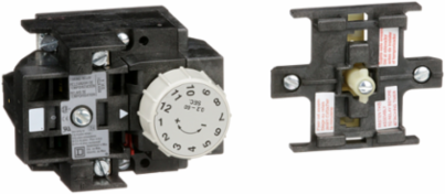 NEMA Control Relay with Pneumatic Timer, 10A at 600VAC, 0.2-60s Delay