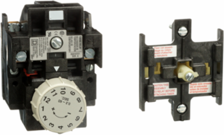 Timing Relay, 1 Minute On Delay, 10A at 600V AC, 1NO/1NC