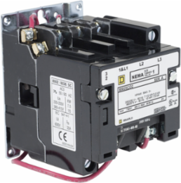 NEMA Size 1 Non-Reversing Contactor, 27A, 10HP at 575VAC, 3 Pole, 208VAC Coil