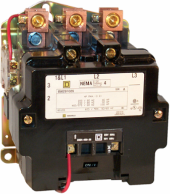 NEMA Contactor Size 4, 135A, 100HP, 3 Phase, 120VAC Coil