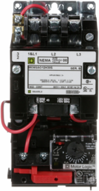 NEMA Size 00 Motor Starter, 9A, 2HP, 3 Phase, Open