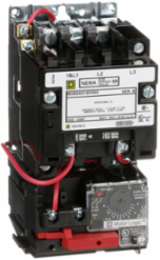 NEMA Size 00 Motor Starter, 9A, 2HP, 3 Phase, Open
