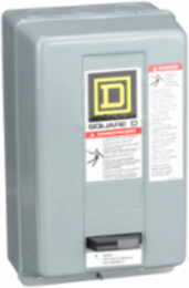 NEMA Motor Starter Size 0, 18A, 5HP, 3 Phase, NEMA 1 Enclosure