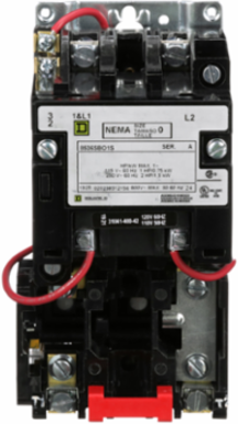 NEMA Type S Motor Starter, Size 0, 18A, 2HP, 120VAC Coil