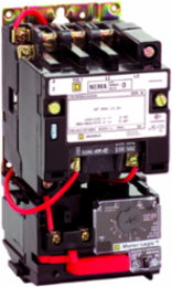 NEMA Size 0 Non-Reversing Motor Starter, 18A, 5HP, 3 Phase, Open