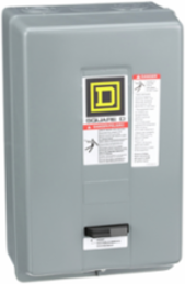 NEMA Size 2 Motor Starter, 45A, 25HP, 3 Phase, 120VAC Coil, NEMA 1