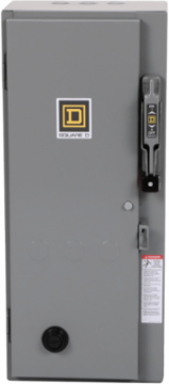NEMA Combination Starter, Size 0, 30A Fusible Disconnect, 5HP at 600VAC