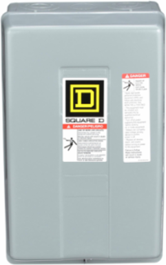 Electrically Held Lighting Contactor 30A 3 Poles 600V NEMA 1