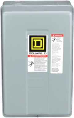 Electrically Held Lighting Contactor 30A 8 Pole 600V NEMA 1