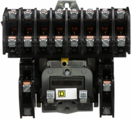 Lighting Contactor 10 Pole 30A 600V 110/120VAC Open Style