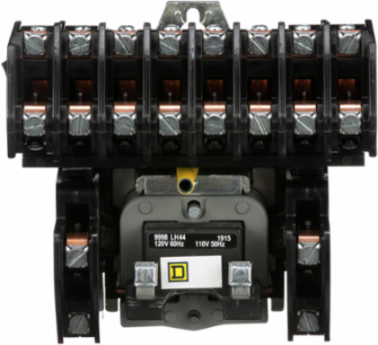 Electrically Held Lighting Contactor, 10 Pole, 30A, 600V
