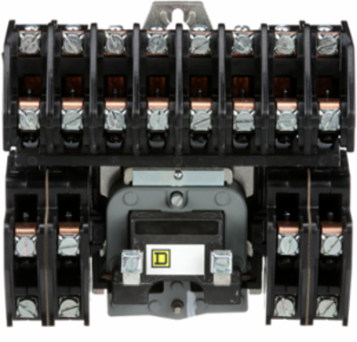 Electrically Held Lighting Contactor, 30A, 12 Pole, 24V AC 60Hz