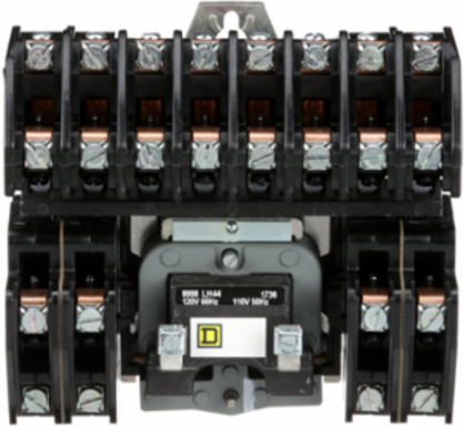 Electromechanical Lighting Contactor, 30A, 12 Poles, 600V