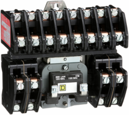 Electromechanical Lighting Contactor, 30A, 12 Poles, 600V
