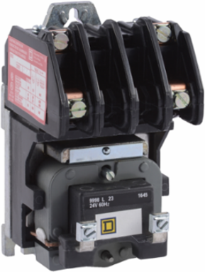 Electrically Held Lighting Contactor, 30A, 2 Pole, 600V, Open Style