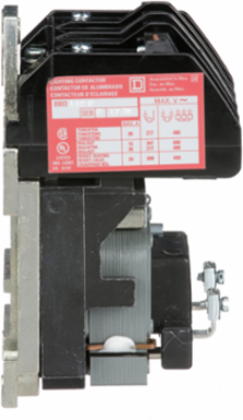 Electrically Held Lighting Contactor, 30A, 2 Pole, 600V, Open Style