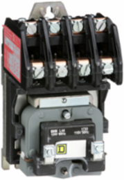 Lighting Contactor, 30A, 4 Pole, 600V, 110/120V AC Coil