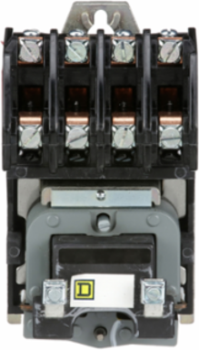 30A 4 Pole Lighting Contactor, 600V, 277VAC, Electrically Held