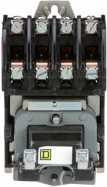 Electrically Held Lighting Contactor, 30A, 4 Pole, 208 VAC 60 Hz