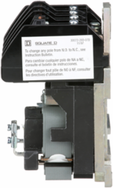 Electrically Held Lighting Contactor, 30A, 4 Pole, 208 VAC 60 Hz