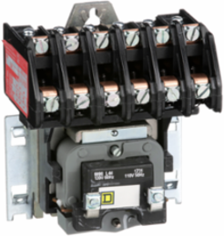 Electrically Held Lighting Contactor 30A 6 Pole 600V 110/120VAC