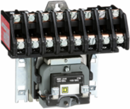 Electrically Held 8 Pole Lighting Contactor, 30A, 600V