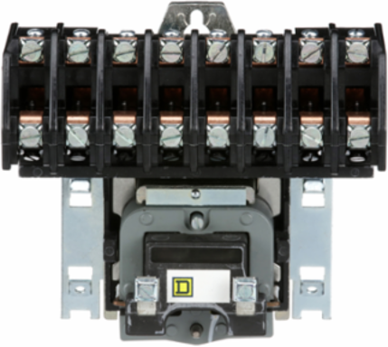 Elect. Held Lighting Contactor 8 Pole 30A 600V 277VAC