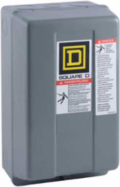 Lighting Contactor, 30A, 3 Pole, 110/120V AC, NEMA 1 Enclosure
