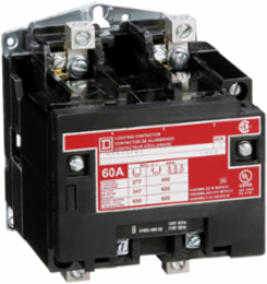 Electrically Held Lighting Contactor 60A 2 Pole 110/120VAC