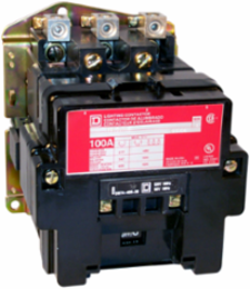 Electrically Held Lighting Contactor, 60A, 3 Pole, 277V AC, Open Style