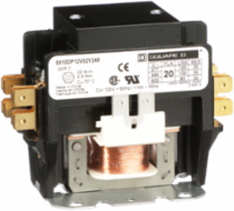 Definite Purpose Contactor 20A 2-Pole 110/120VAC Coil with Cover