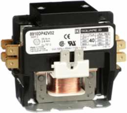 Definite Purpose Contactor, 40A, 2 Pole, 110/120V AC Coil