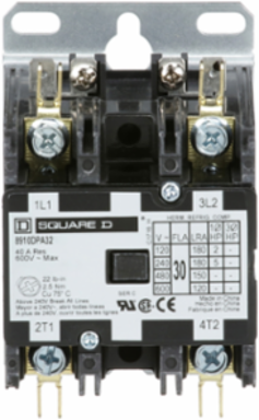 Definite Purpose Contactor 30A 2 Pole 5HP 277VAC Coil