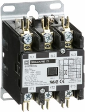 Definite Purpose Contactor 30A 3-Pole 20HP 575VAC