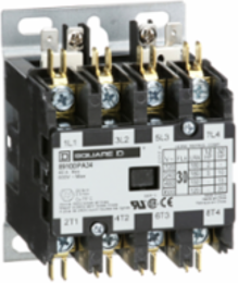 Definite Purpose Contactor 30A 4 Pole 20HP 575VAC 3 Phase