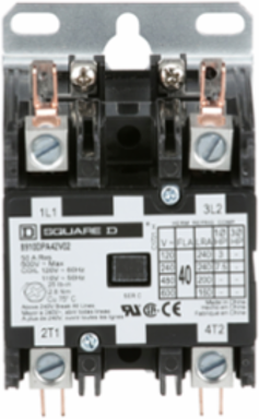 Definite Purpose Contactor 40A 2 Pole 7.5HP at 230VAC 120V Coil