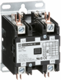 Definite Purpose Contactor 40A 2 Pole 7.5HP 24VAC 50/60Hz