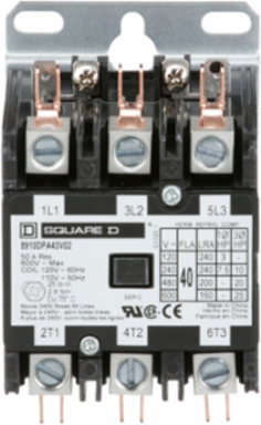 Definite Purpose Contactor 40A 3-Pole 25HP 575VAC
