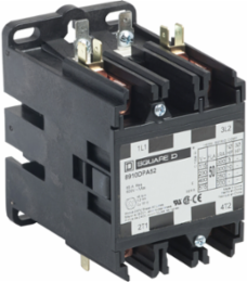Definite Purpose Contactor, 50A, 2 Pole, 10HP at 230VAC, 24V AC Coil