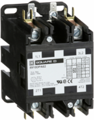 Definite Purpose Contactor 60A 2 Pole 10HP 24VAC