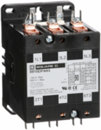 Definite Purpose Contactor 90A 3 Pole 50HP 575VAC 110/120VAC Coil