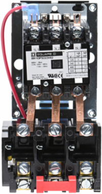 NEMA Starter, 25A, 20HP, 600V AC, 3 Phase, Open Type