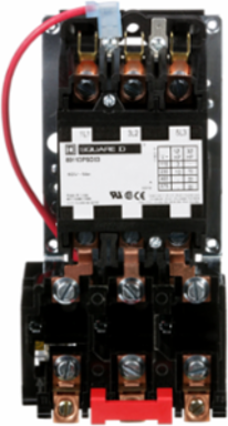 NEMA Starter 50A, 30HP, 600V AC, 3 Phase, Open Device