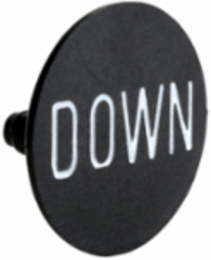 Push Button Legend Plate 30mm, Green Premium, Marking Down