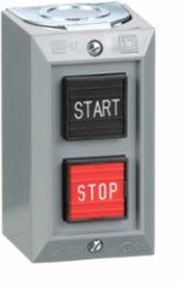 Harmony 9001B Control Station, 2 Push Buttons, 5A, 600V AC, NEMA 1