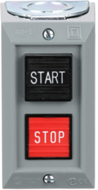 Harmony 9001B Control Station, 2 Push Buttons, 5A, 600V AC, NEMA 1