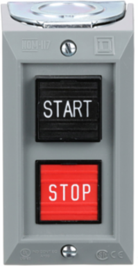 Harmony 9001B Control Station, 2 Push Buttons, 5A, 600V AC, NEMA 1
