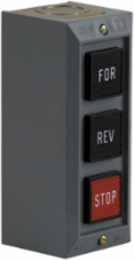 Push Button Control Station, 5A, 600V, FORWARD/REVERSE/STOP, NEMA 1